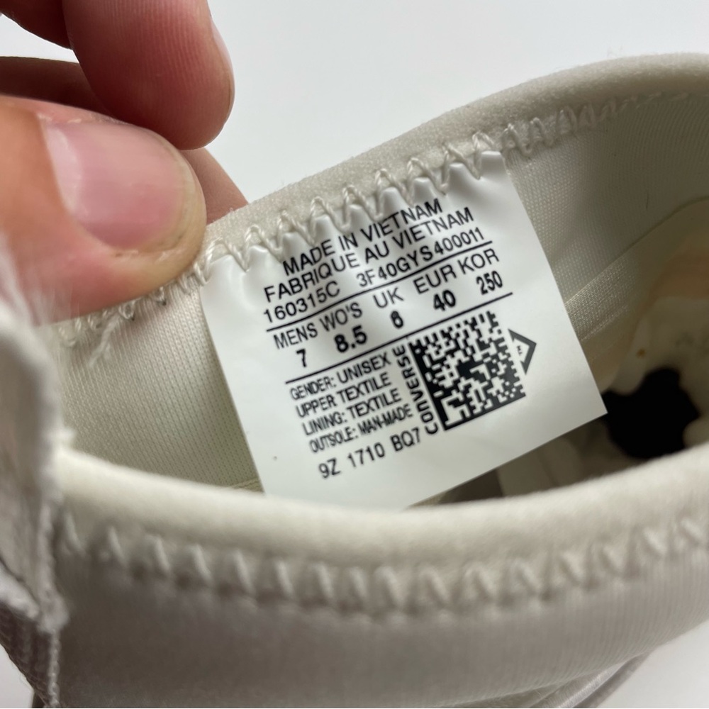 Converse Cali Thornhill Dewitt Slam Jam Jump GORE-TEX Blanc De Blanc Size 8.5 - Picture 9 of 10
